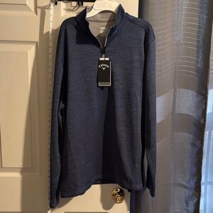 Callaway Midnight Blue Quarter-Zip Top